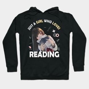 Just A Girl Who Loves Anime Ramen And Reading Japan Anime Hoodie